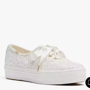 Keds X Kate Spade New York Triple Glitter Sneakers
